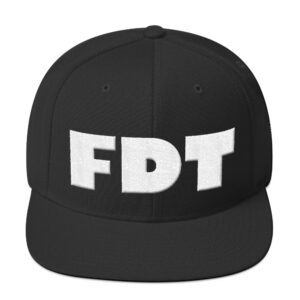 FDT Embroidered Snapback Hat