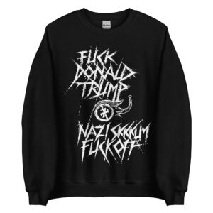 FDT Christophe Szjpadel Black Metal Crewneck Sweatshirt