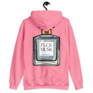 Fuck Musk Cologne Parody Hoodie