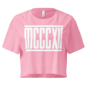 Women’s ACAB 1312 Roman Numerals crop top