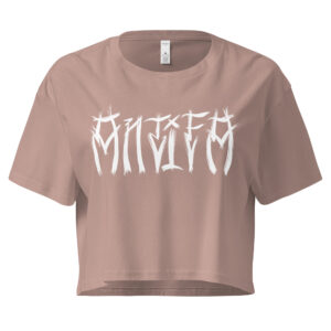 Women’s Antifa Tag crop top