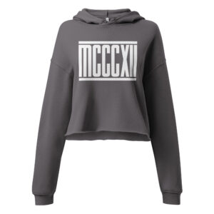 ACAB 1312 Roman Numerals Crop Hoodie