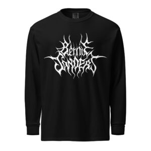 Black Metal Bernie Sanders heavyweight long-sleeve shirt
